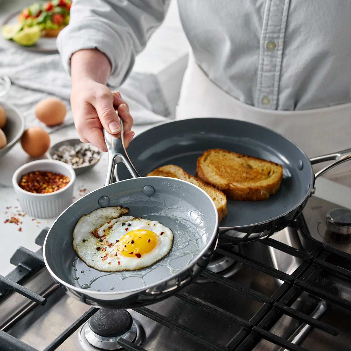 Valencia Pro Stainless Steel 10-Piece Cookware Set