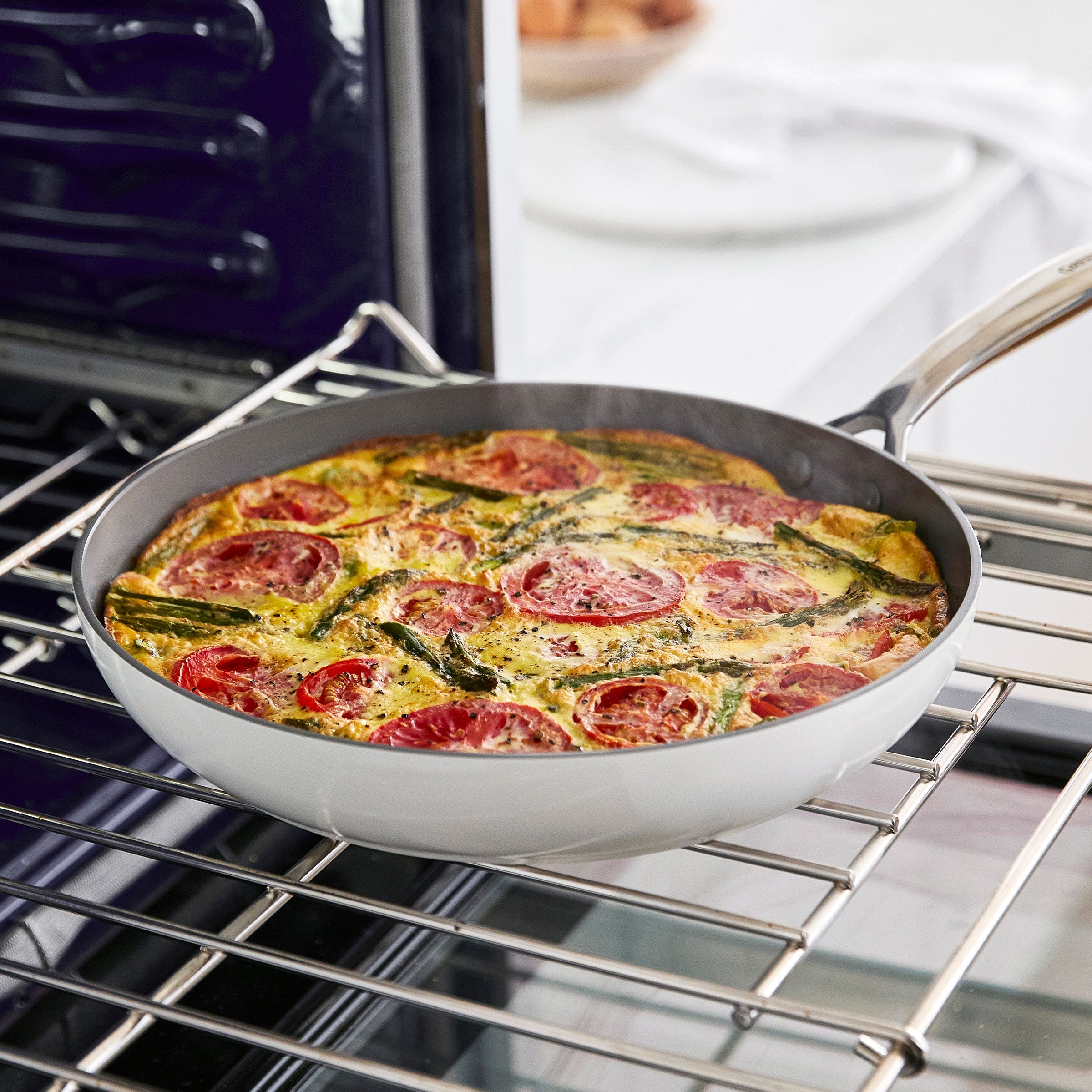 Eras Ceramic Nonstick 11-Piece Cookware Set | Cloud Cream